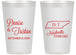 Personalized Wedding 14 oz Frosted Cups - Tennessee | 141