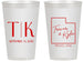 Personalized Wedding 14 oz Frosted Cups - Utah | 143