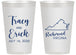 Personalized Wedding 14 oz Frosted Cups - Virginia | 145