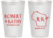 Personalized Wedding 14 oz Frosted Cups - Wisconsin | 148