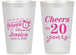 Personalized Retirement 14 oz Frosted Cups - Off The Clock | 150001