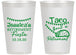 Personalized Retirement 14 oz Frosted Cups - Taco Bout A Retirement | 150002