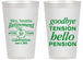 Personalized Retirement 14 oz Frosted Cups - Teacher | 150020