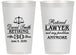 Personalized Retirement 14 oz Frosted Cups - Lawyer | 150025