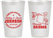 Personalized Wedding 14 oz Frosted Cups - Arizona | 152