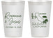 Personalized Wedding 14 oz Frosted Cups - California | 154