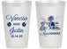 Personalized Wedding 14 oz Frosted Cups - Hawaii | 160