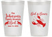 Personalized Family Reunion 14 oz Frosted Cups - Crawfish Boil | 160005