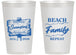 Personalized Family Reunion 14 oz Frosted Cups - Beach Family Repeat | 160013