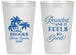 Personalized Family Reunion 14 oz Frosted Cups - Beach Reunited | 160017