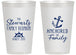 Personalized Family Reunion 14 oz Frosted Cups - Cruise Anchor | 160029