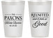 Personalized Family Reunion 14 oz Frosted Cups - Reunited Feels So Good | 160052