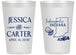Personalized Wedding 14 oz Frosted Cups - Indiana | 163