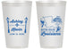 Personalized Wedding 14 oz Frosted Cups - Louisiana | 167