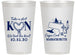 Personalized Wedding 14 oz Frosted Cups - Massachusetts | 170