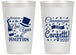 Personalized New Years 14 oz Frosted Cups - 2027 Confetti | 170003