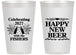 Personalized New Years 14 oz Frosted Cups - 2027 Happy New Beer | 170004