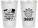 Personalized New Years 14 oz Frosted Cups - 2027 Ball | 170005