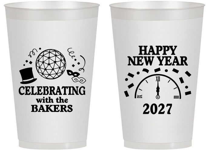 Personalized New Years 14 oz Frosted Cups - 2027 Countdown | 170010
