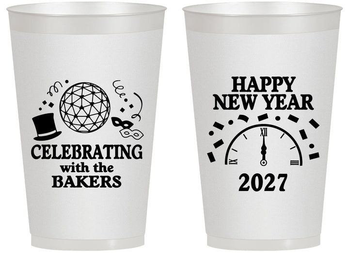 Personalized New Years 14 oz Frosted Cups - 2027 Countdown | 170010