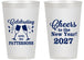 Personalized New Years 14 oz Frosted Cups - 2027 Cheers | 170011