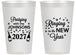 Personalized New Years 14 oz Frosted Cups - 2027 Ringing In | 170014