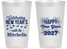 Personalized New Years 14 oz Frosted Cups - 2027 Nye Confetti | 170015
