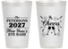 Personalized New Years 14 oz Frosted Cups - 2027 Cheers | 170017