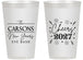 Personalized New Years 14 oz Frosted Cups - 2027 Cheers | 170018