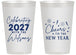 Personalized New Years 14 oz Frosted Cups - 2027 Cheers | 170019