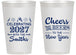 Personalized New Years 14 oz Frosted Cups - 2027 Cheers | 170023