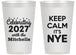 Personalized New Years 14 oz Frosted Cups - 2027 Nye | 170025