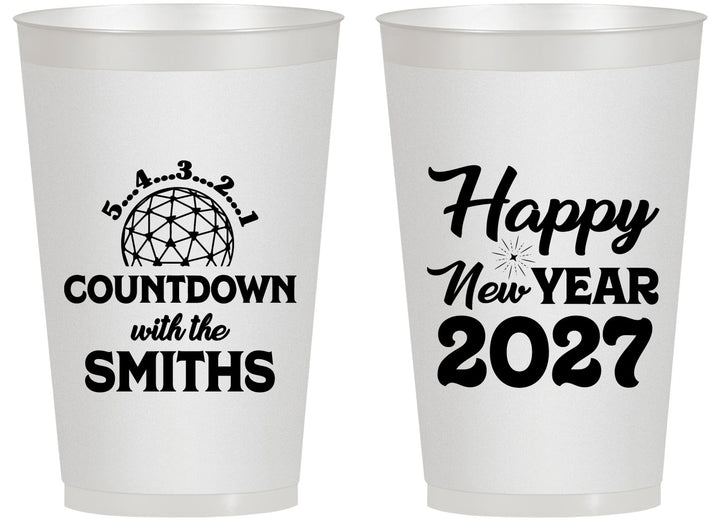 Personalized New Years 14 oz Frosted Cups - 2027 Countdown | 170026