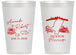 Personalized Wedding 14 oz Frosted Cups - Mississippi | 173
