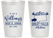 Personalized Wedding 14 oz Frosted Cups - Montana | 175
