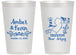 Personalized Wedding 14 oz Frosted Cups - New Jersey | 179