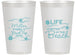 Personalized Family Vacation 14 oz Frosted Cups - Life Is Better At The Beach | 180001