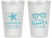 Personalized Family Vacation 14 oz Frosted Cups - Good Times Tan Lines | 180003