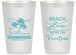 Personalized Family Vacation 14 oz Frosted Cups - Beach Please | 180004
