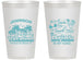 Personalized Family Vacation 14 oz Frosted Cups - Sun And Sand Beach | 180007