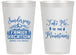 Personalized Family Vacation 14 oz Frosted Cups - Ski Trip Peaks | 180023