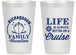 Personalized Family Vacation 14 oz Frosted Cups - Cruise Ship | 180036