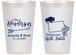 Personalized Wedding 14 oz Frosted Cups - North Dakota | 183