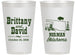 Personalized Wedding 14 oz Frosted Cups - Oklahoma | 185