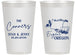 Personalized Wedding 14 oz Frosted Cups - Oregon | 186