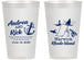 Personalized Wedding 14 oz Frosted Cups - Rhode Island | 188