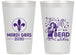 Personalized Mardi Gras 14 oz Frosted Cups - Bead Catcher Nola | 190000