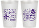 Personalized Mardi Gras 14 oz Frosted Cups - Beads And Boobs | 190005