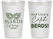 Personalized Mardi Gras 14 oz Frosted Cups - Beads Nola | 190007