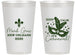 Personalized Mardi Gras 14 oz Frosted Cups - Fleur De Lis Carnaval | 190011